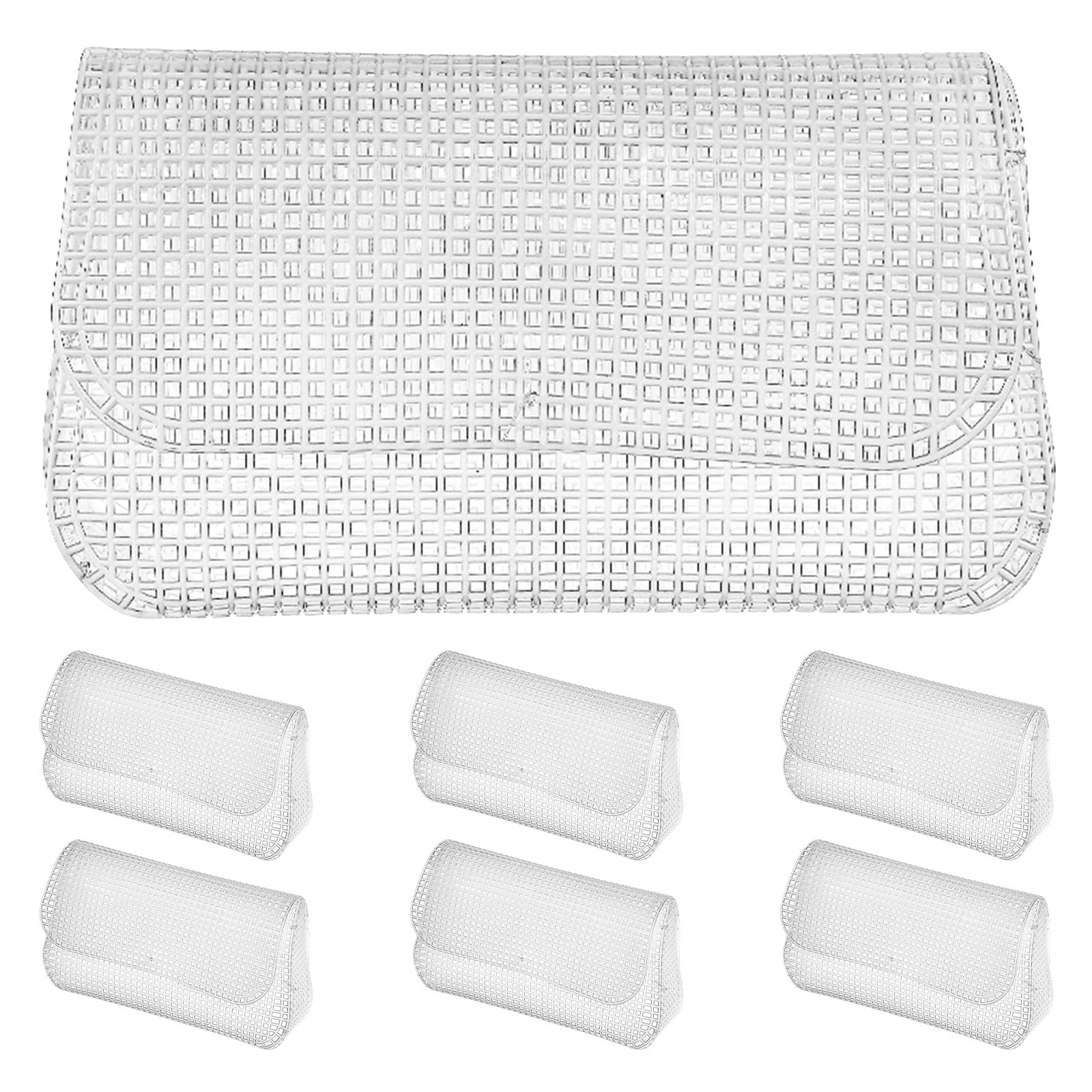 Embroidery Bag - 7pcs Flexible Cuttable Plastic Mesh Canvas