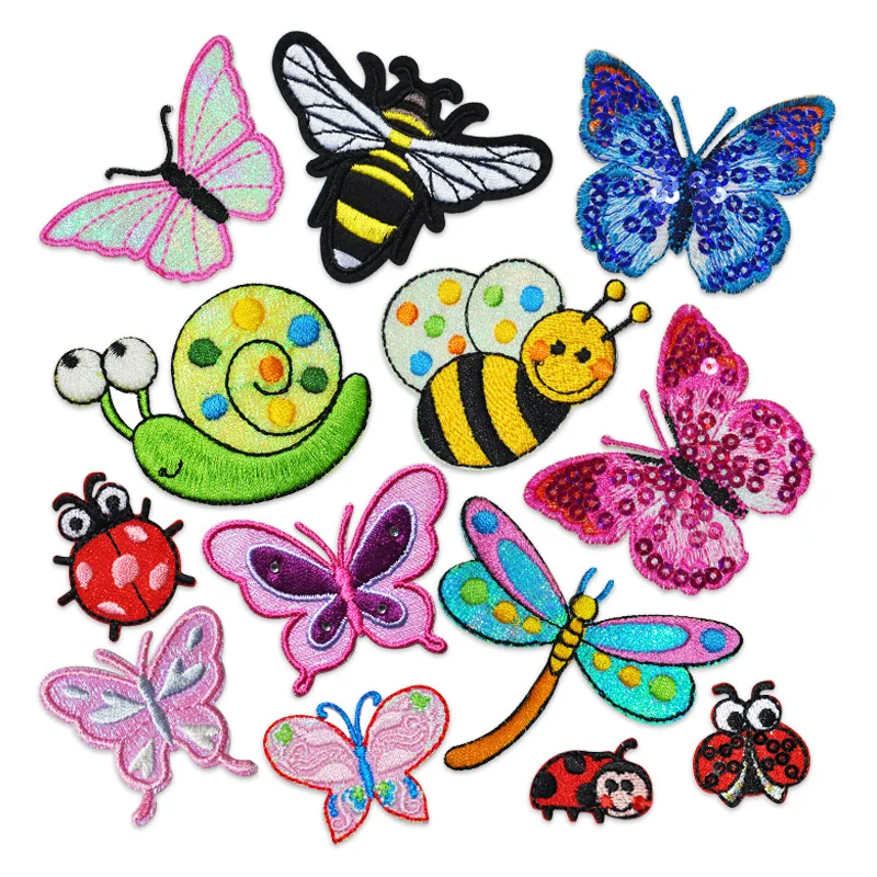 Embroidery Lady Bug - Cartoon Insects Embroidery Patch Iron on