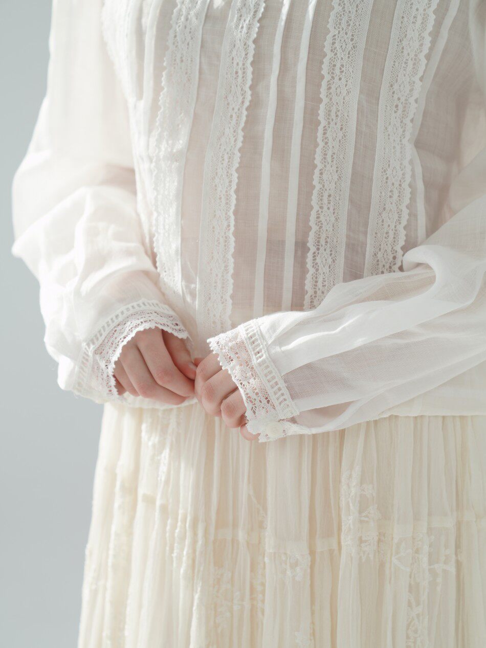 100cmBust 100%Ramie Thin White - Embroidery Rose review and price
