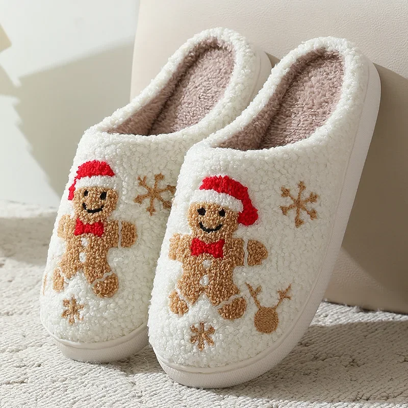 Christmas Women Slippers Cute  - Embroidery Garments review and price