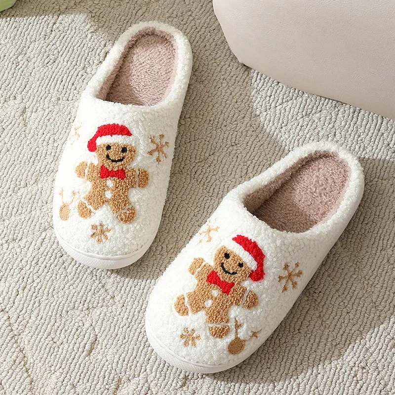 Christmas Women Slippers Cute  - Embroidery Garments review and price