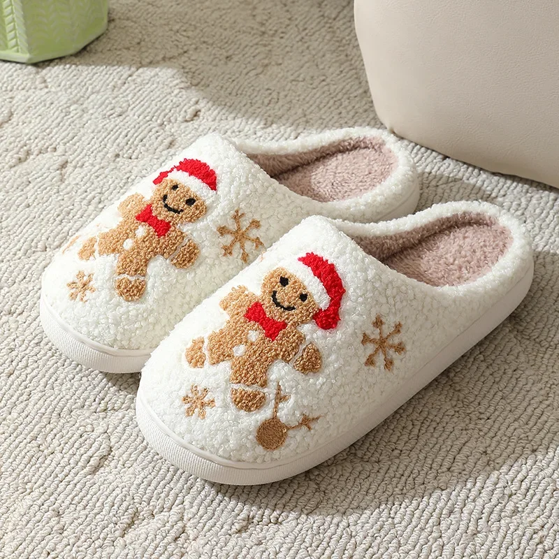 Christmas Women Slippers Cute  - Embroidery Garments review and price