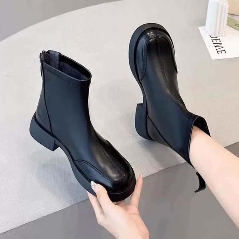 Women Square Toe Block Heel St - Embroidery Garments review and price