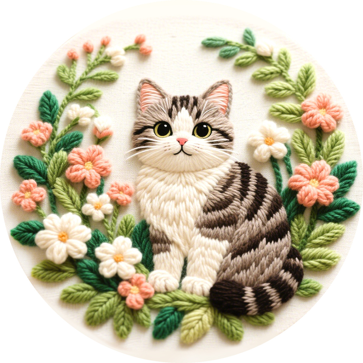 DIY Hand Embroidery Set, Grey  - Embroidery Meaning review and price