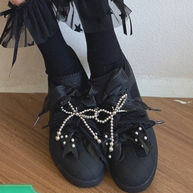 Fashion Sweet Lolita Flat Snea - Embroidery Garments review and price