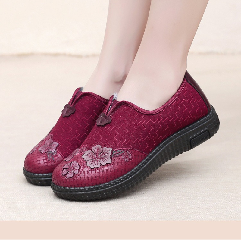 Women Winter Plush Lined Slip‑ - Embroidery Online review and price
