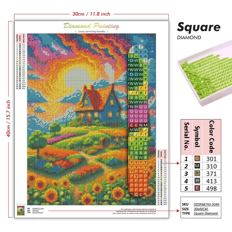 DIY 5D Full Round Drills Diamo - Embroidery Rose review and price