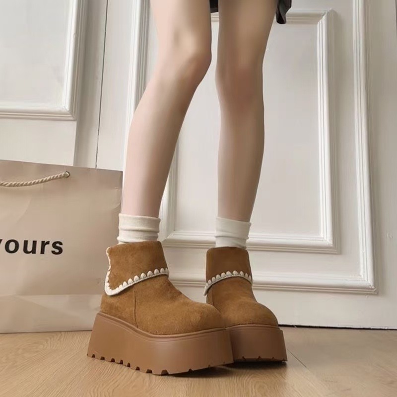 Women Winter Platform Snow Boo - Embroidery Garments review and price