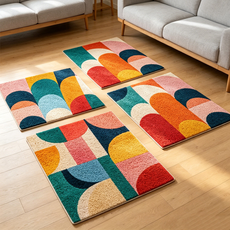 Colorful Geometric Pattern Car - Embroidery Meaning review and price