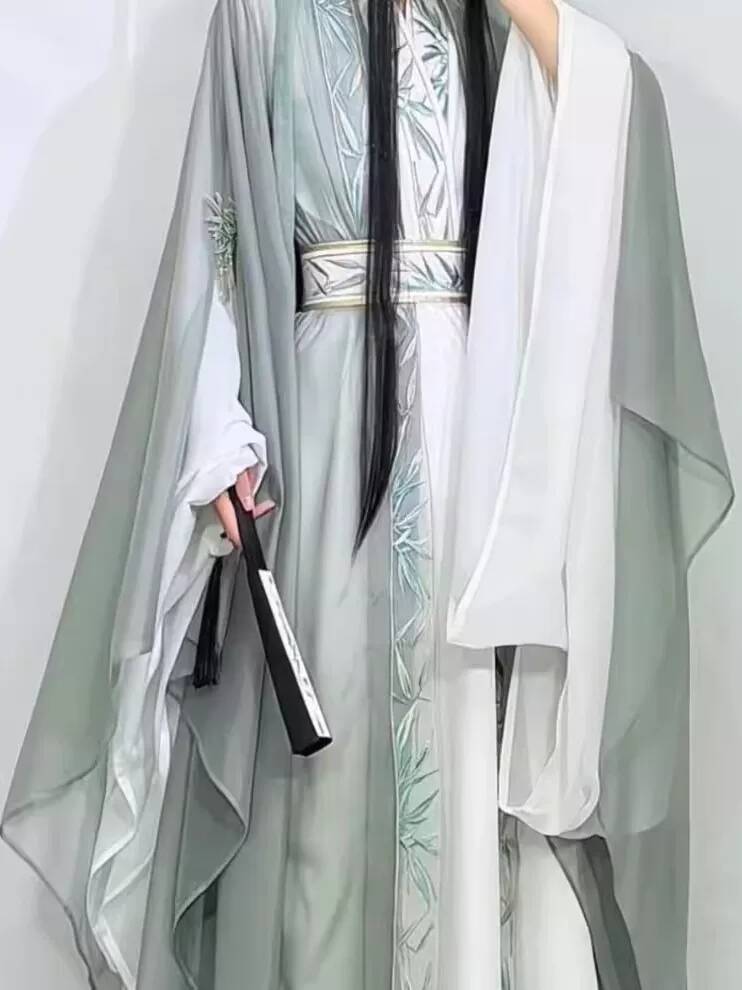 New Hanfu Women Wei Jinfeng Em - Embroidery Cotton Shirt review and price
