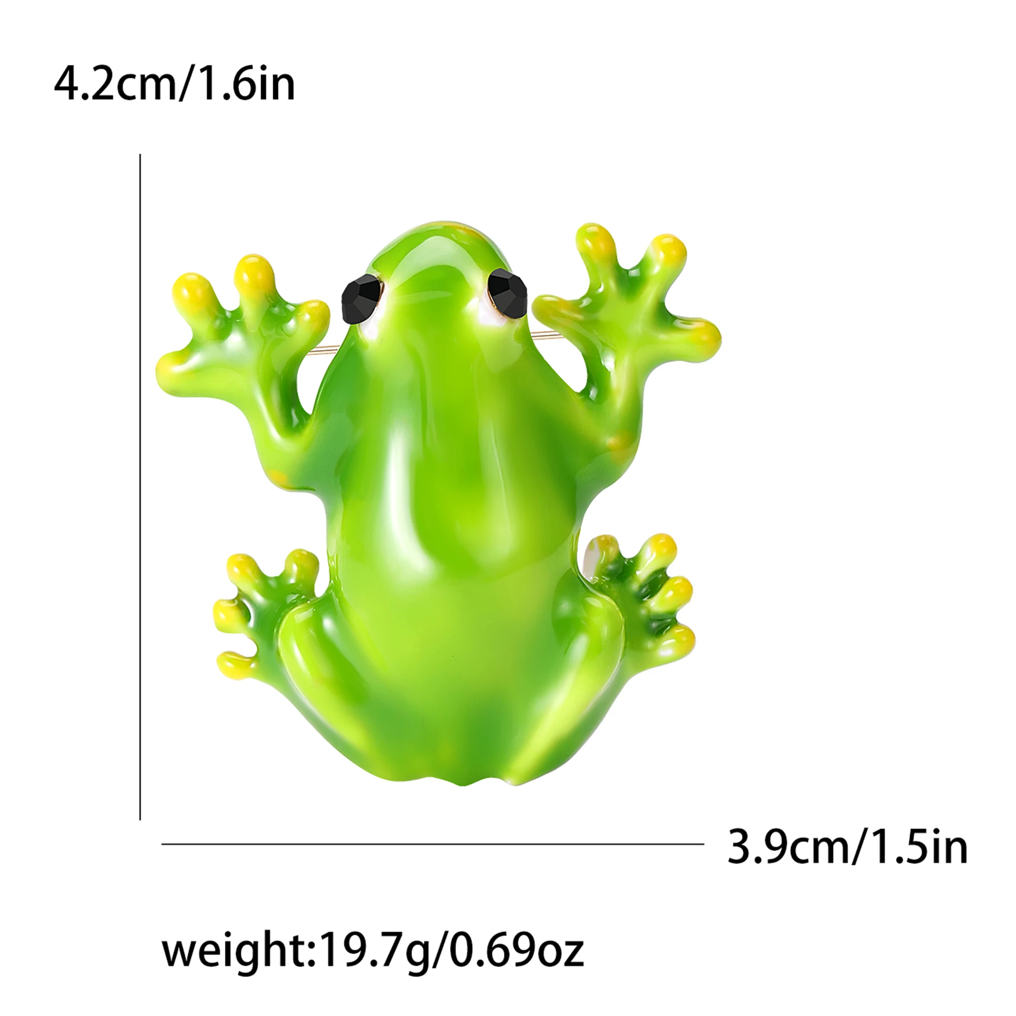 Enamel Frog Brooch for Women U - Embroidery Bali review and price