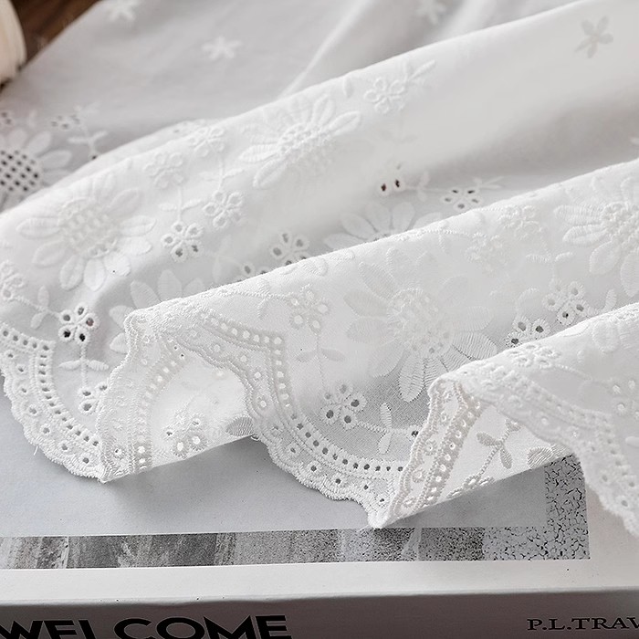 1yard hollow flower cotton tis - Embroidery Cotton Shirt review and price
