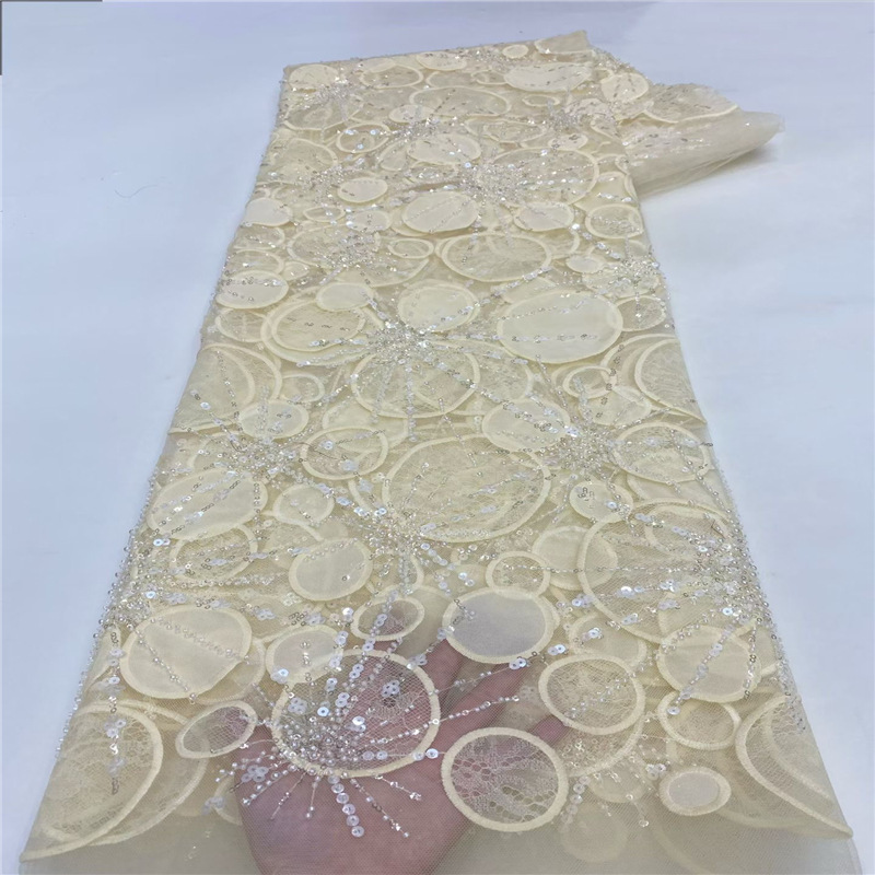 Luxury African Sequins Embroid - Embroidery Yellow Dress review and price