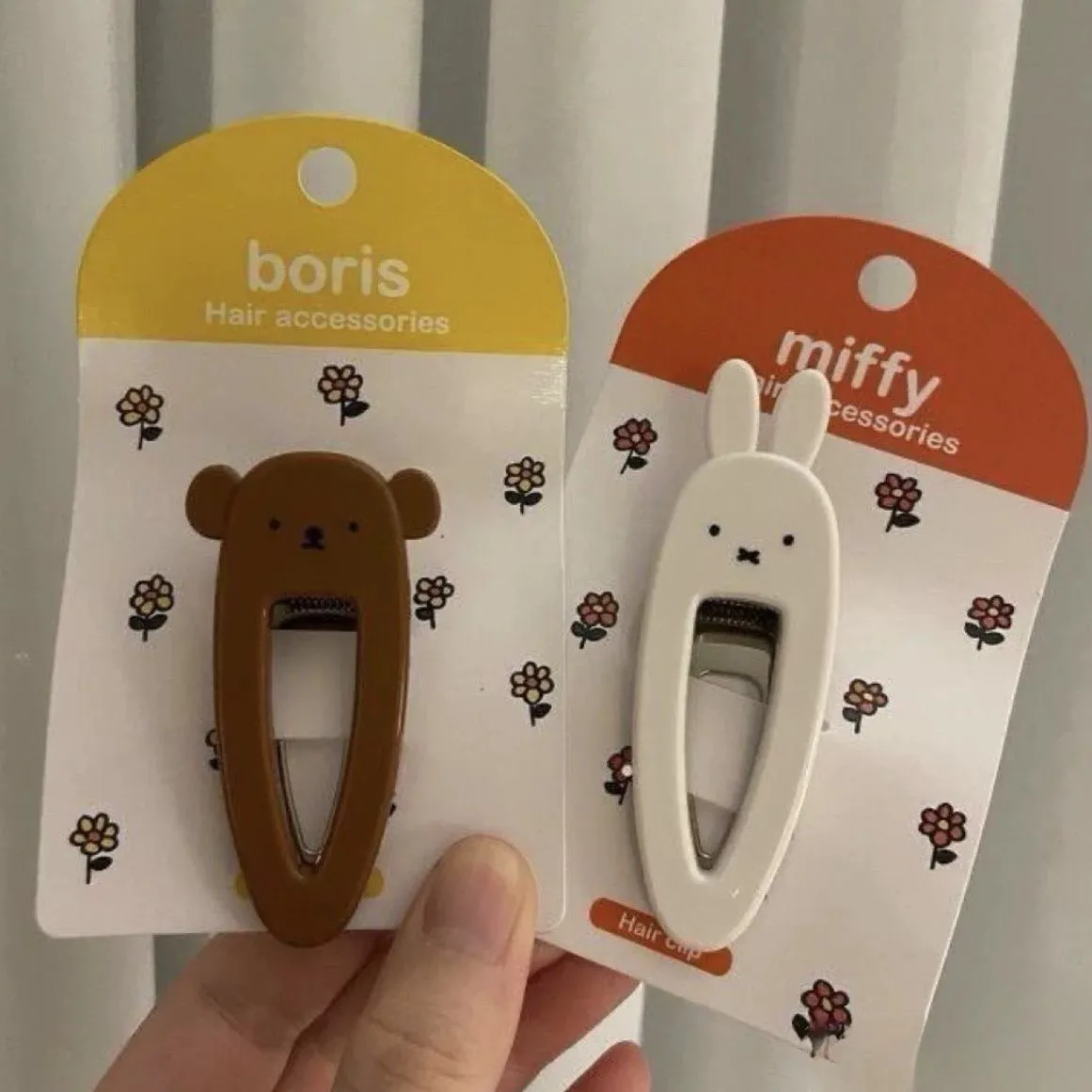 Miffy Rabbit Hair Clip  Sweet  - Embroidery Reddit review and price