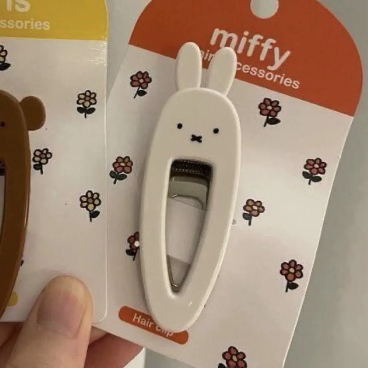Miffy Rabbit Hair Clip  Sweet  - Embroidery Reddit review and price