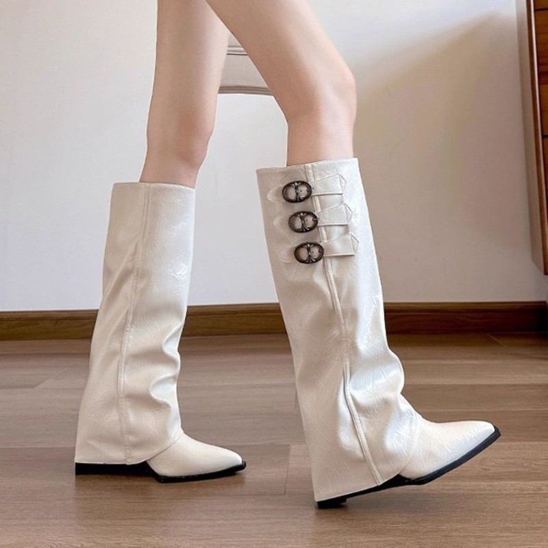 Women Pointed Toe Knee High Sl - Embroidery Garments review and price