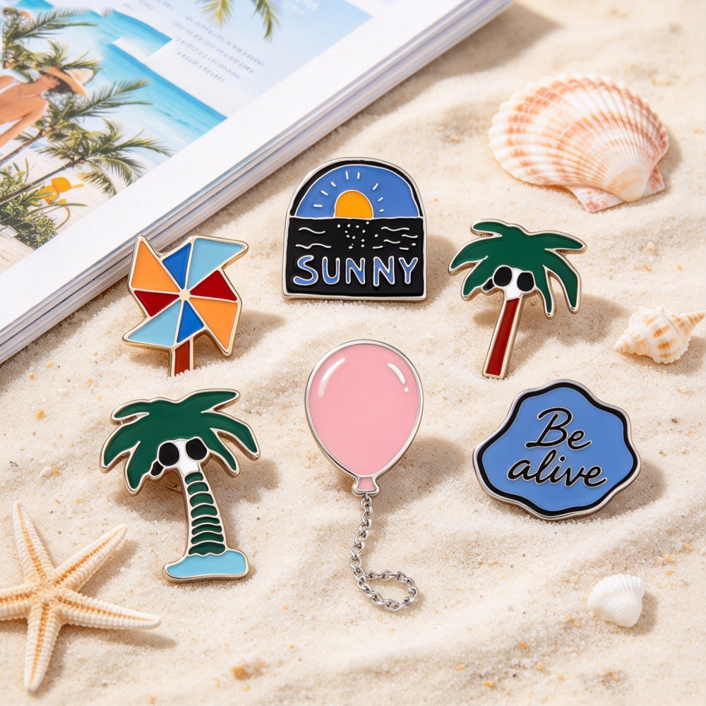 Romantic Sea Sunrise Pins Broo - Embroidery Bali review and price