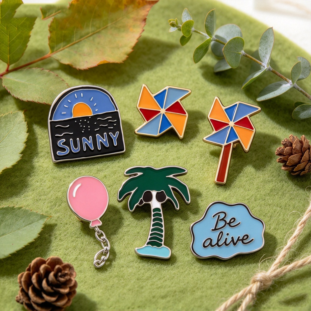 Romantic Sea Sunrise Pins Broo - Embroidery Bali review and price