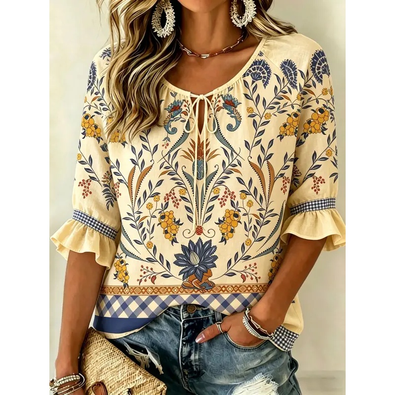 Women's Spring Summer 3D Print - Embroidery Online review and price