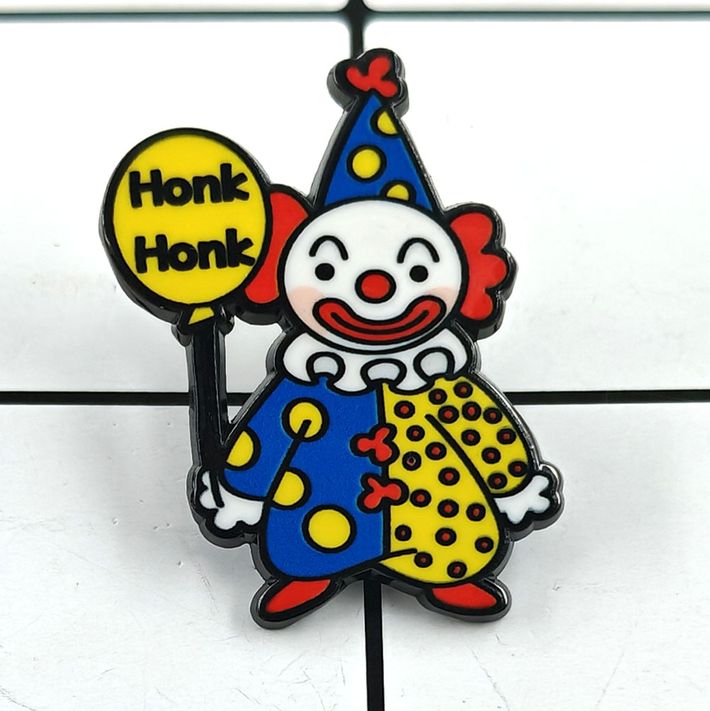 Cute Honk Clown Brooch Wave Po - Embroidery Bali review and price