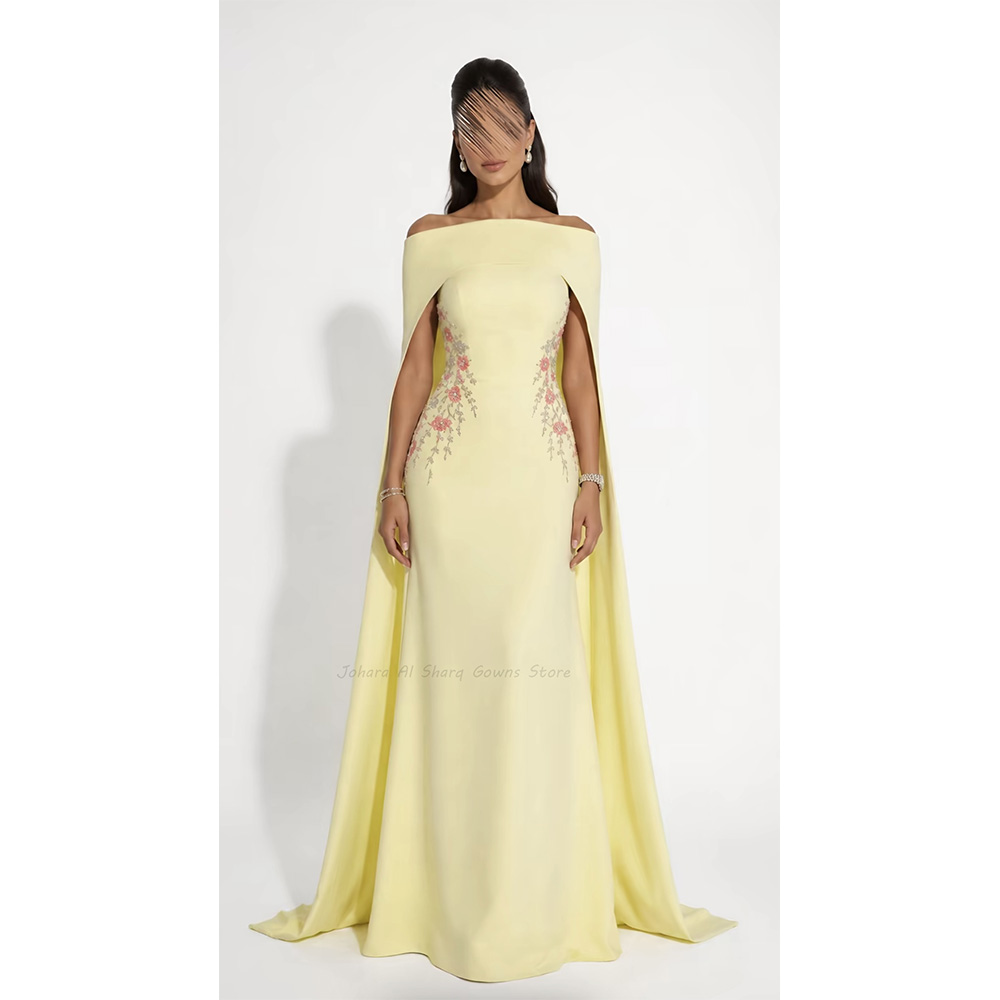 Lemon Yellow Mermaid Evening D - Embroidery Yellow Dress review and price