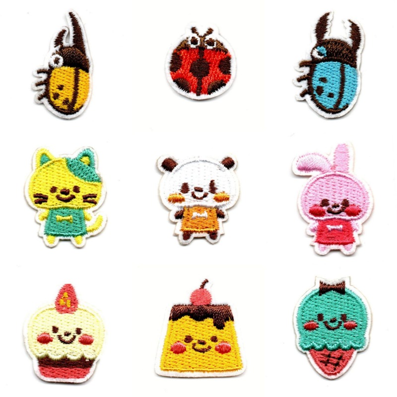 50pcs/Lot Stick-on Anime Embro - Embroidery Lady Bug review and price