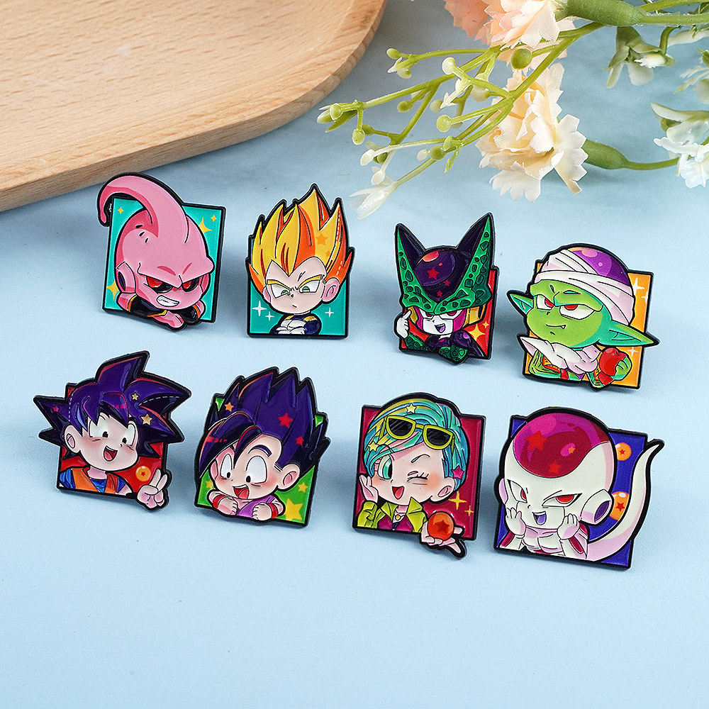 8Pcs Chibi Goku Character Enam - Embroidery Reddit review and price